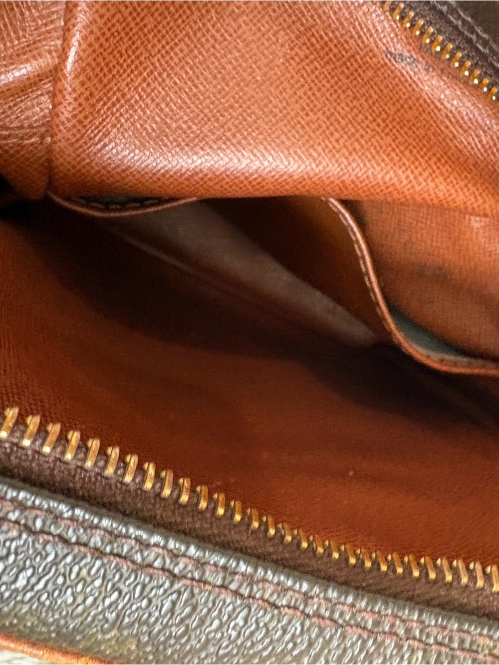 Louis Vuitton Brown Monogram Canvas Belt Bag with Tan Accents - Picture 8 of 9